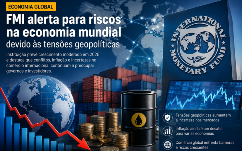 FMI alerta para desafios globais e prevê crescimento económico sob pressão em 2026