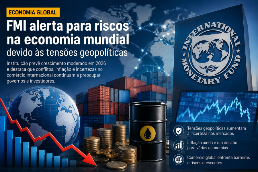 FMI alerta para desafios globais e prevê crescimento económico sob pressão em 2026